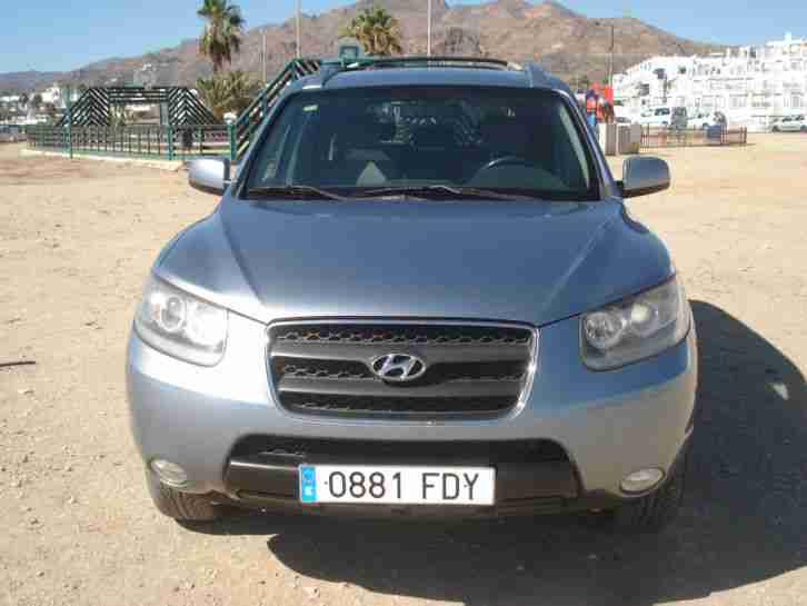 left hand drive spanish hyundai santa fe 2.2 diesel in mojacar almeria spain