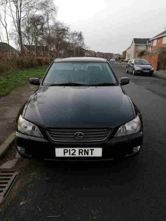 Lexus IS 200 manual 4 door saloon 2001 with private registration plates