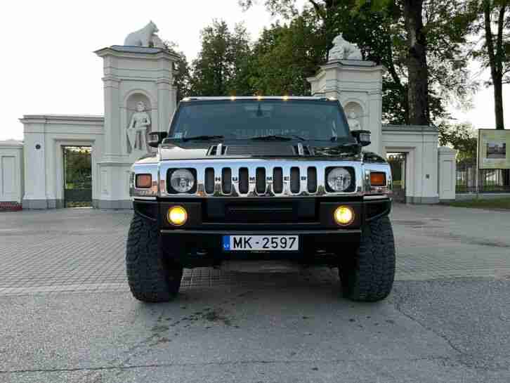 LHD 2006 HUMMER H2 SUT 6.0 V8 AUTO BLACK PICKUP MONSTER ALL TERRAIN TRUCK