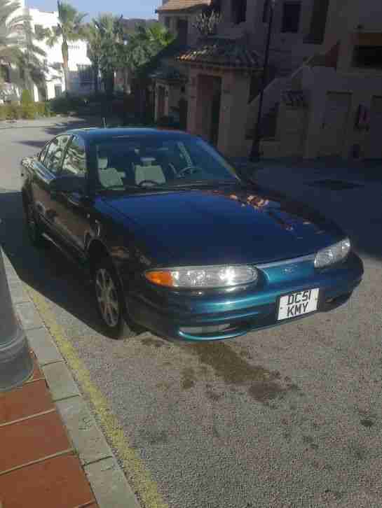 Lhd OLDSMOBILE (usa) IN SPAIN.2.2lt AUTO only 47500MLS uk plates 2 X OWNERS