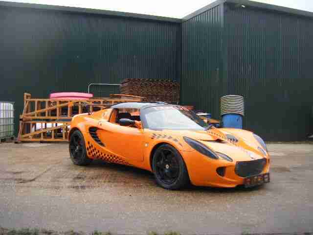 LOTUS ELISE 1.8cc S2 2002 K SERIES STUNNING LAMBO ORANGE HPI CLEAR low 18k miles