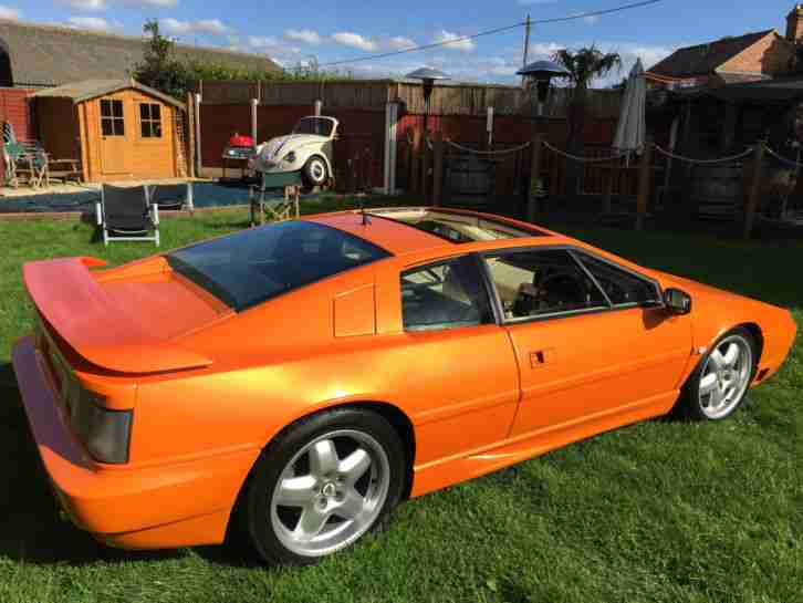 lotus esprit turbo se,300 bhp rolling road video,lamborghini pearl orange