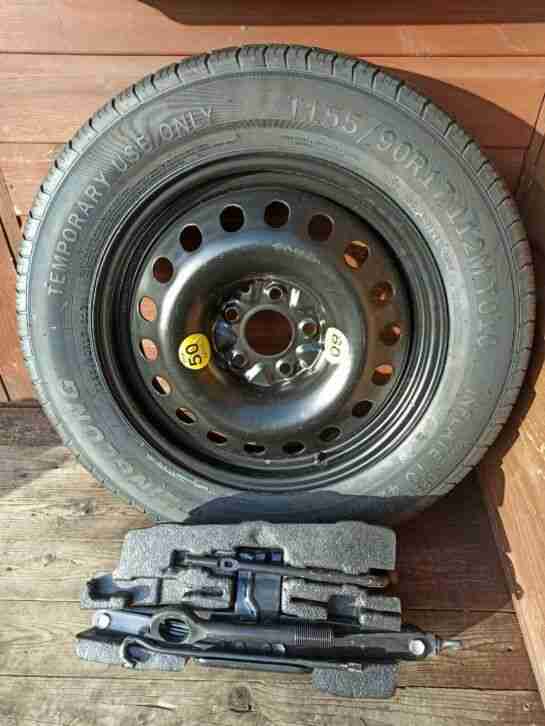 MAZDA CX-5 space saver spare wheel KIT tyre 155 90 17"