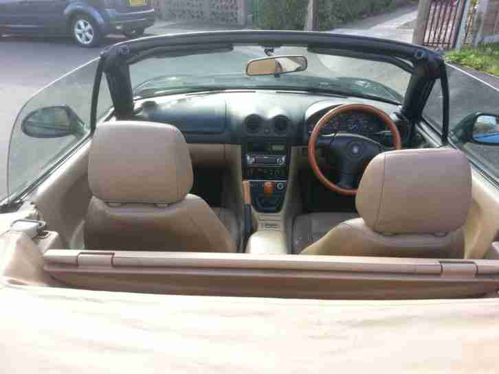 mazda mx5 mk2 in green convertable