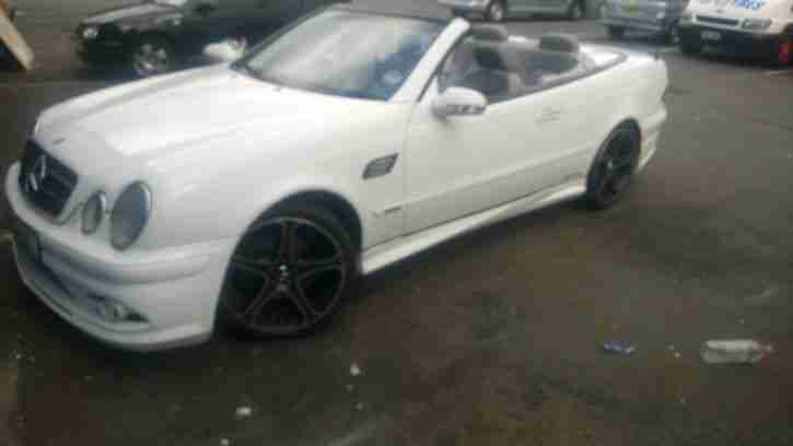mercedes clk 200 convertible fitted with full