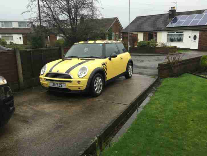 mini one 1.6 2003 finished in liquid yellow