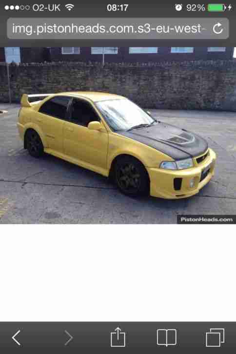 mitsubishi evo 5 300+bhp