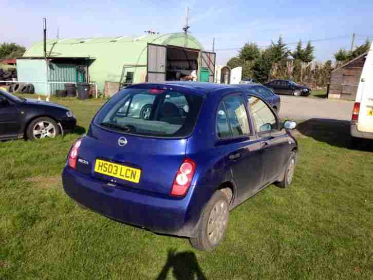 nissan micra 1.0 petrol SPARES OR REPAIR