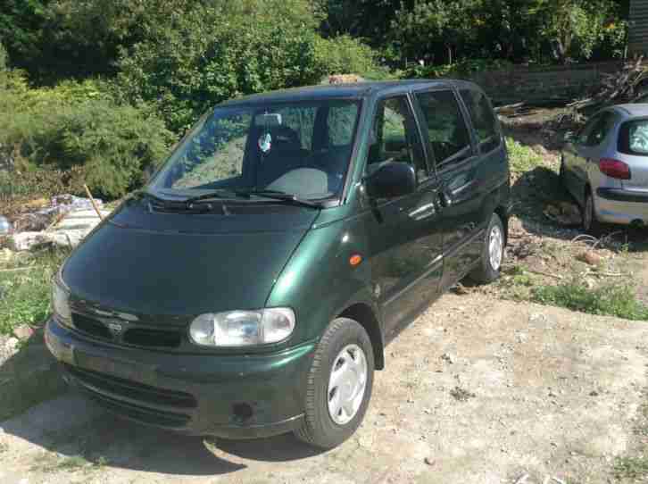 Nissan Serena 1999. Nissan car from United Kingdom