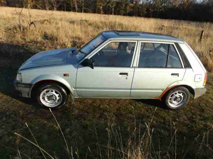 Old retro Daihatsu Charade CS 1986 998 cc barn find very rare