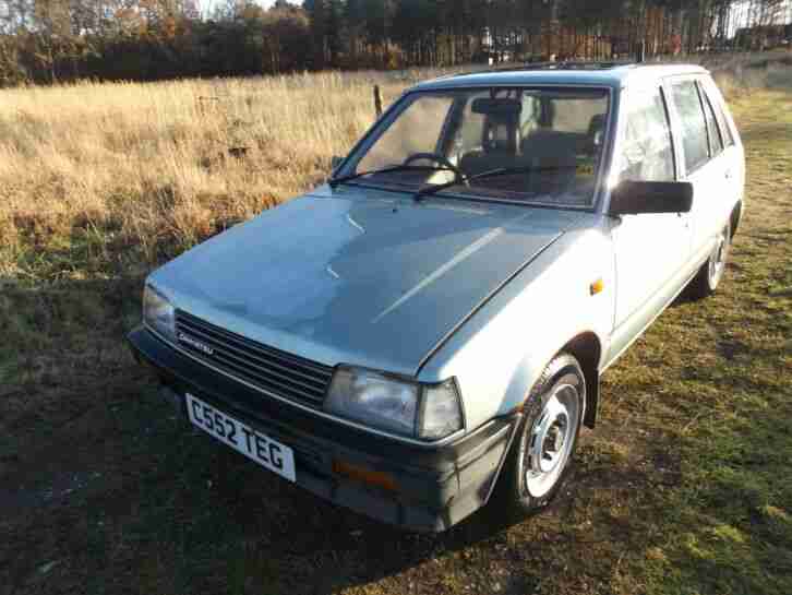 old retro Daihatsu Charade CS 1986 998 cc barn find very rare