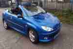 206 cc 1.6 convertible auto 2002