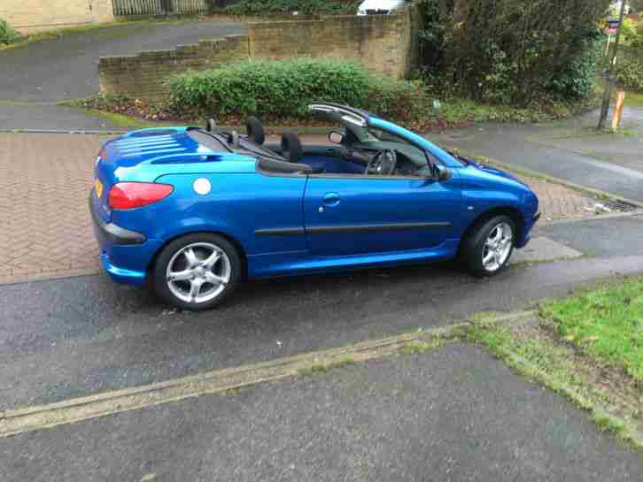 peugeot 206cc 1.6 litre cabrilate