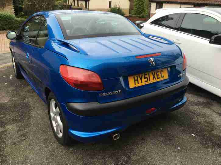 peugeot 206cc 1.6 litre cabrilate
