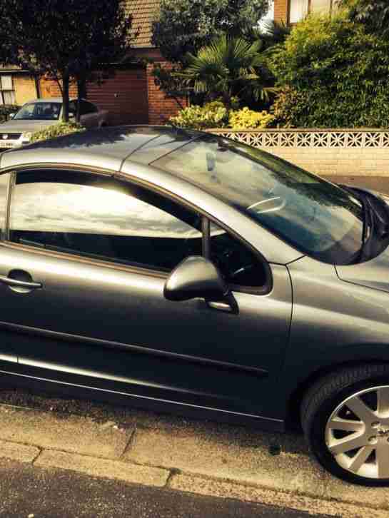 peugeot 207 gt CC hidi car 2008 reg, good looking car , in grey 1600 diesel