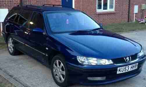 Peugeot 406 se estate 2.0 hdi automatic 2003 53 reg blue high miles swap van