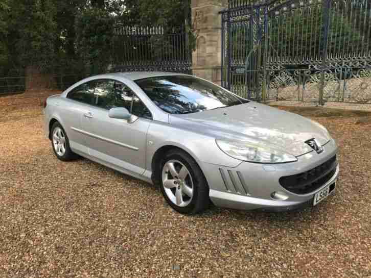 Peugeot 407 Coupe 2.2 Petrol Manual (January 2007) 99,358 miles Silver