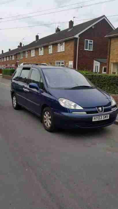 Peugeot 807 2003 2.2 8 seater family car