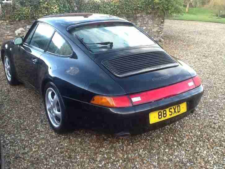 Porsche 911 993 carrera 2 black air cooled 1995 reduced price bargain!