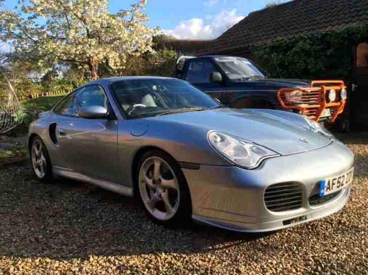 Porsche 996 turbo 2002 polar silver