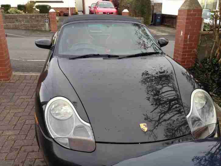 Porsche boxster 2.5ltr. black