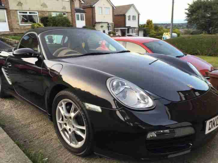 Porsche boxster 2006 2.7 stunning black tan interior low mileage heated seats