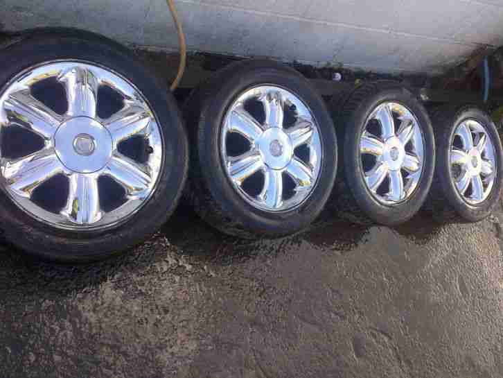 pt cruiser 4 x set of wheels and tyres