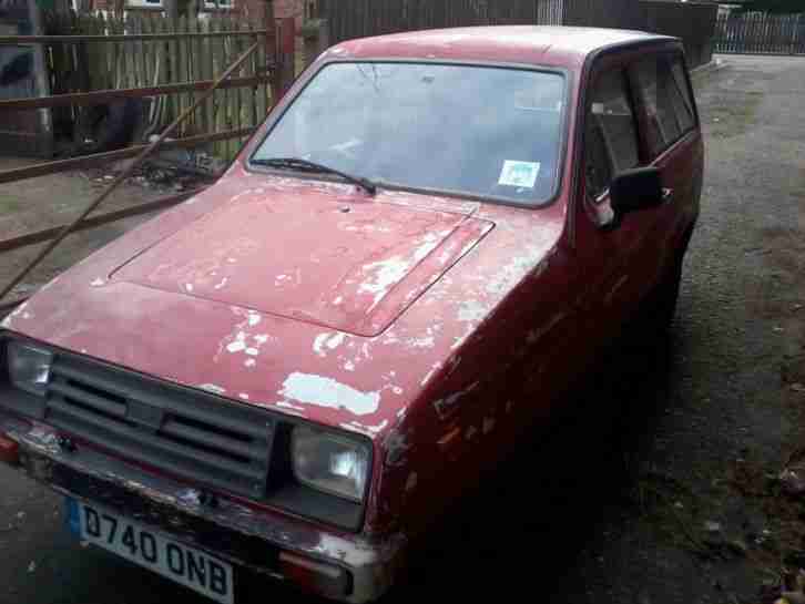 Reliant rialto 850cc there are two of them one has a 6 month mot