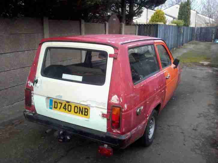 reliant rialto 850cc there are two of them one has a 6 month mot