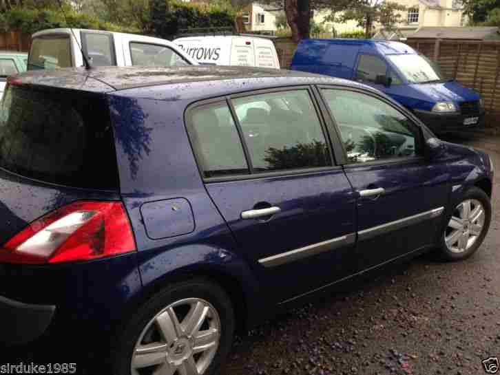renault megane 53 panoramic roof 73000 miles yrs mot 2003 car