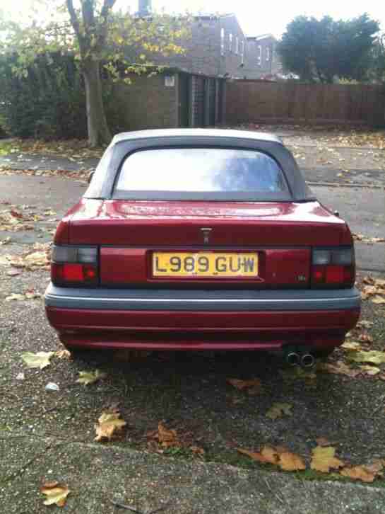 rover 216 cabriolet 4 speed auto