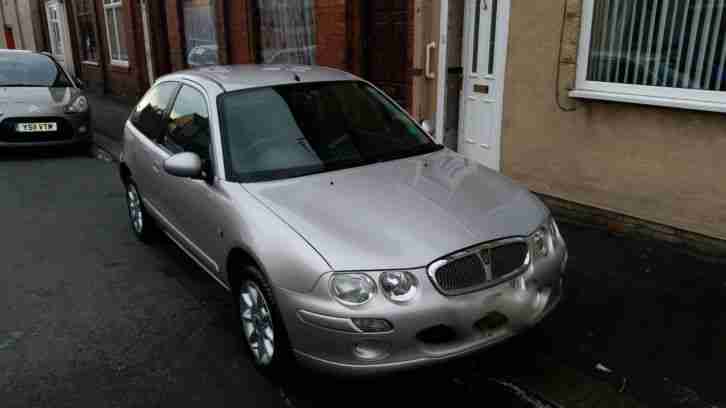 rover 25 in silver, 02 reg, 68,000 miles, 1.4, 16 valve, manual, petrol,