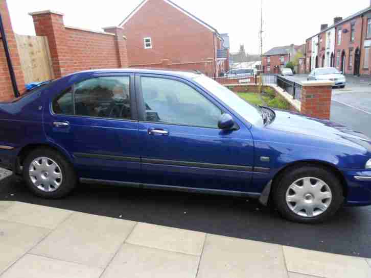 rover 45, x reg,mot till may 2015,low mileage 69,000 miles ,colour blue