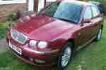 rover 75 2,0 v6 60,000 miles 1 former keeper