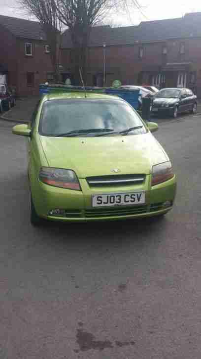 Sj03csv. Daewoo car from United Kingdom