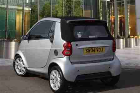 smart car 4.2 passion convertable, silver