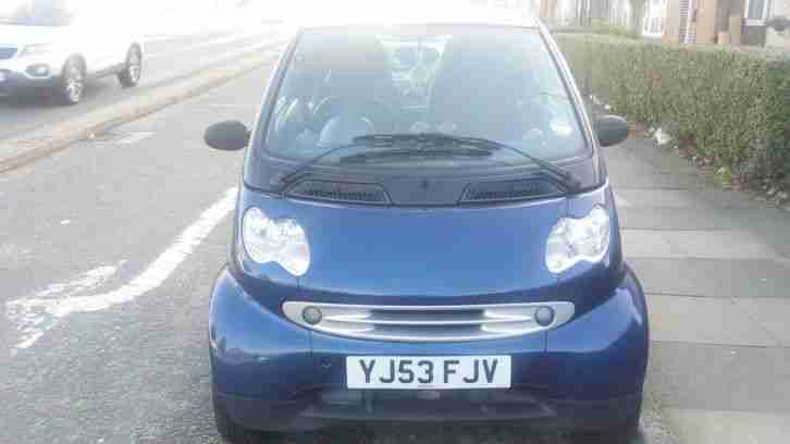 smart fortwo 698cc engine blue two door