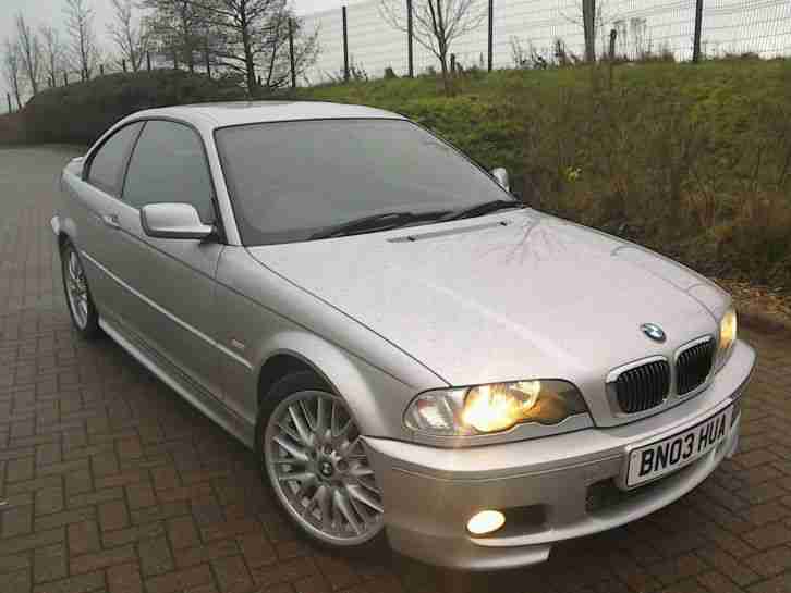 Stunning bmw 320 ci coupe m sport 03 plate looks and drives superb fsh hpi clear