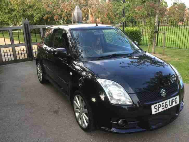 suzuki swift sport vvt 1.6.jet black 71,000 miles fsh fantastic car2007