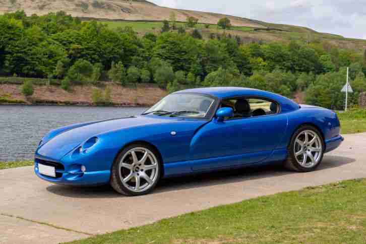 Tvr cerbera speed six unmarked red bull blue metalic