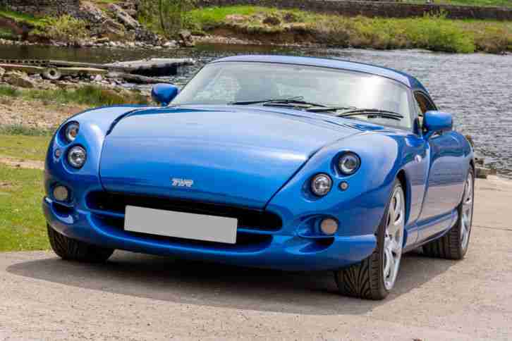tvr cerbera speed six unmarked red bull blue metalic