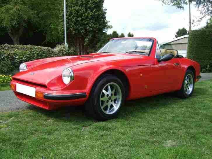 tvr s2 1989 full service history monza red with hide trim