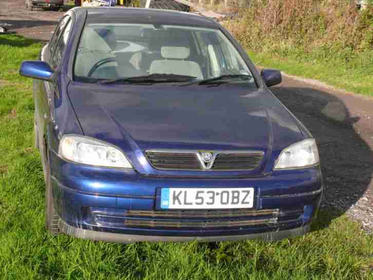 vauxhall astra 1.6 petrol,NEW MOT