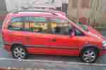 vauxhall zafira 1.8 comfort 2002