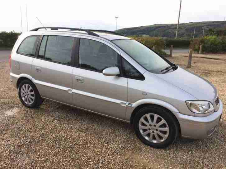 Vauxhall zafira 2.0 dti elegance 2004 04 plate with 136k and a january 2018 mot.