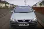 vauxhall zafira design 1.8 16v with 12 months