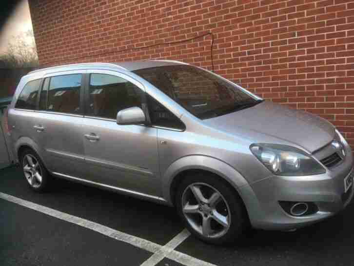 Vauxhall Zafira diesel. Vauxhall car from United Kingdom