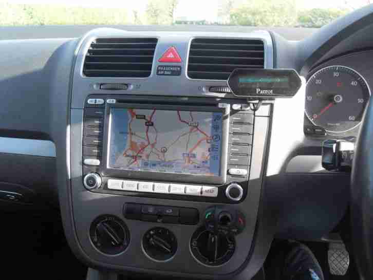volkswagen golf 19 tdi match 2007 on the 57 nat nav met black