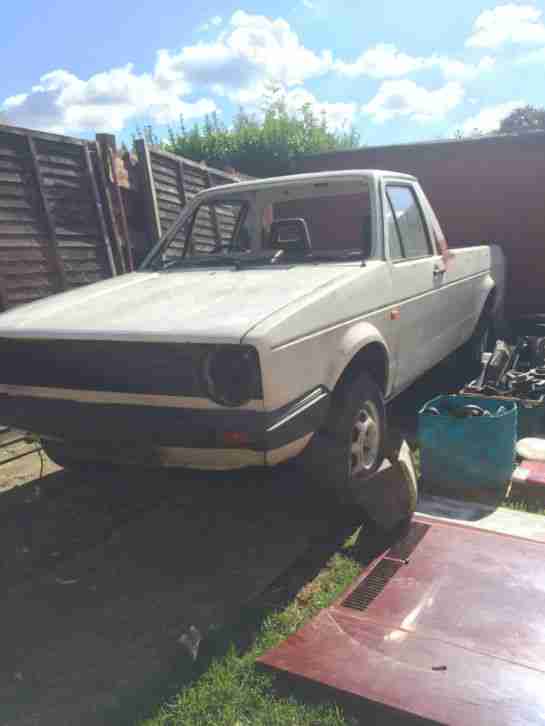 volkswagen mk1 caddy pick up project
