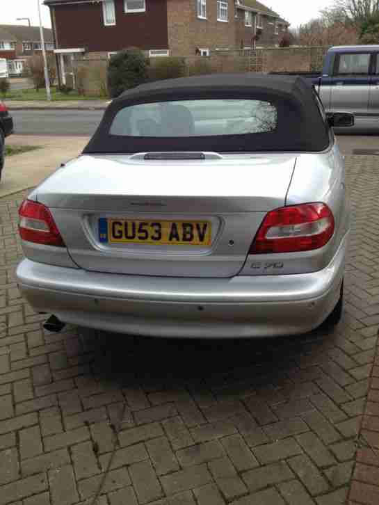 volvo c70t gt auto convertible full volvo service history
